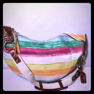 Coach Purse Hampton’s Multicolored Hobo bag
